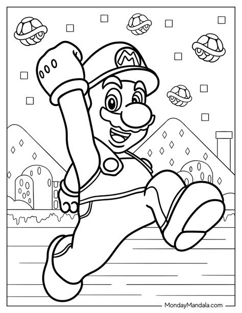 nintendo coloring pages|Nintendo Coloring Pages (Free PDF Printables)